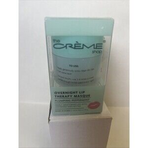 The Crème Shop Overnight Lip Therapy Masque Plumping Peppermint Shea Butter